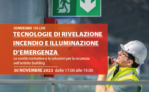 Tecnologie di rivelazione incendio e illuminazione d’emergenza